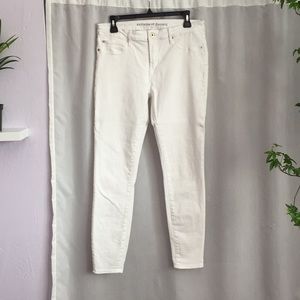 white skinny jeans (Articles of Society)